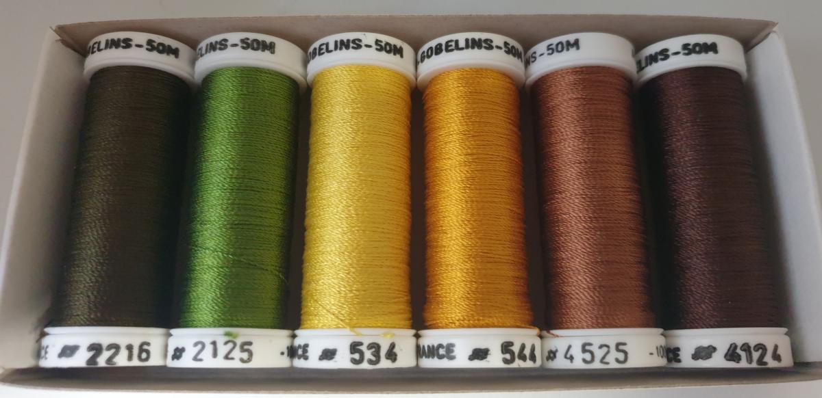 Pack 6 nuances Soie Gobelins Fario