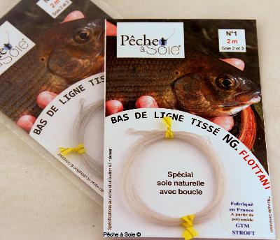 Bas de ligne dégressif tissé NG-N°1 – 2 m pour soie #2 et #3