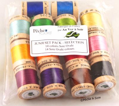 Junji Ichimura Pack of 14 Ovale Silk colours