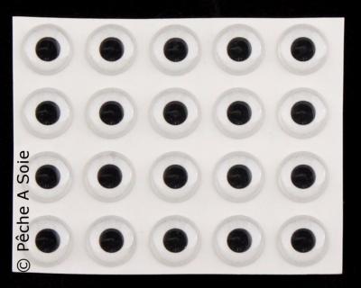 Yeux Sand Silver - 9 mm